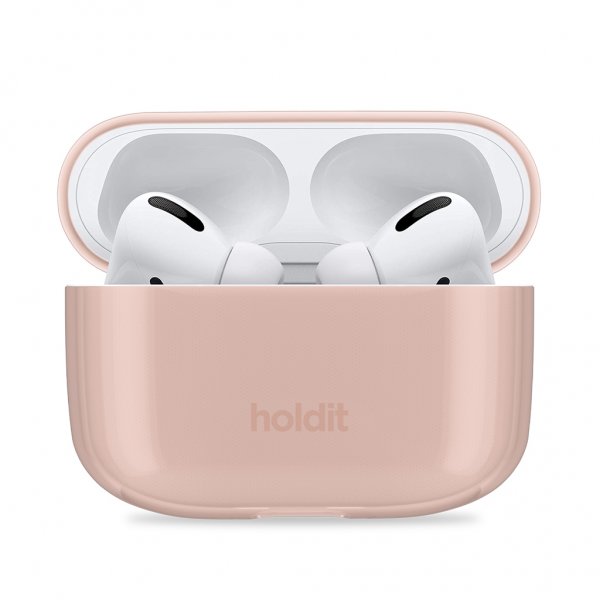 holdit AirPods Pro/AirPods Pro 2 Skal Seethru Blush Pink