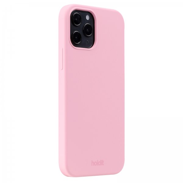 holdit iPhone 12/iPhone 12 Pro Kuori Silikoni Pinkki