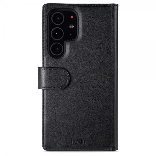 holdit Samsung Galaxy S23 Ultra Kotelo Lompakkokotelo Magneetti Musta