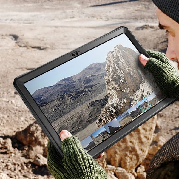 Supcase Samsung Galaxy Tab A9 Plus -suojakotelo UB Pro, musta