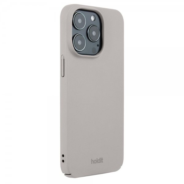 Holdit iPhone 15 Pro Kuori Slim Case Taupe