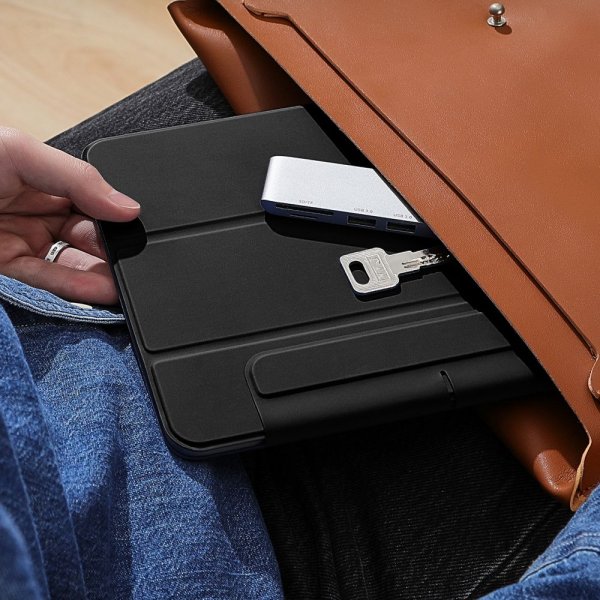 ESR iPad Air 13 (M2/M3/M4)/iPad Pro 12.9 (sukupolvi 4/5/6) Kotelo Rebound Magnetic Musta