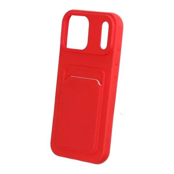 iPhone 17 Pro Max Kuori Korttipidike Punainen