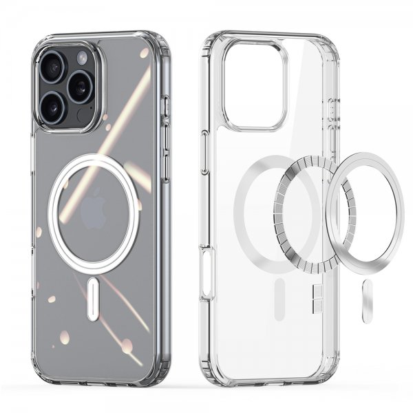 Dux Ducis iPhone 16 Pro Max -suojakuori Clin Series MagSafe Läpinäkyvä
