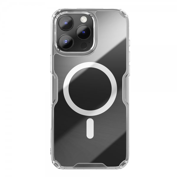 Nillkin iPhone 16 -suojakuori Nature Pro Series MagSafe, läpinäkyvä