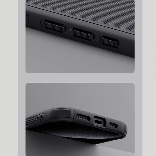 Nillkin iPhone 16 Pro Kuori Super Frosted Shield Pro Musta