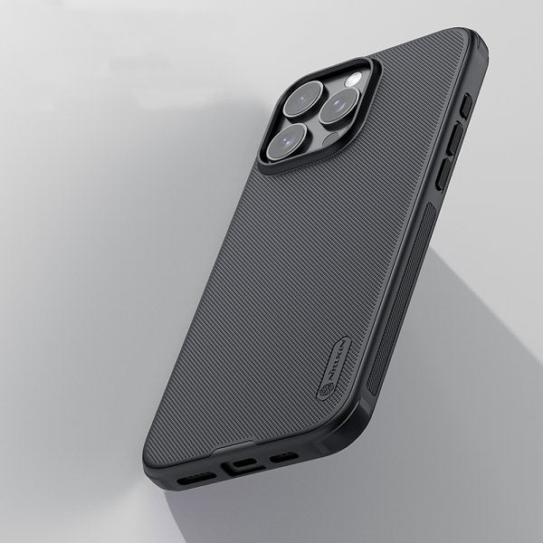 Nillkin iPhone 16 Pro Kuori Super Frosted Shield Pro Musta