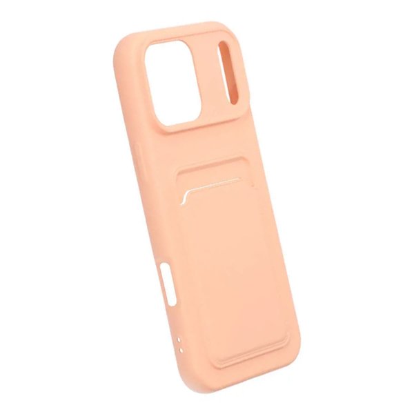 iPhone 17 Pro Max -kuoret korttipidikkeellä, pinkki