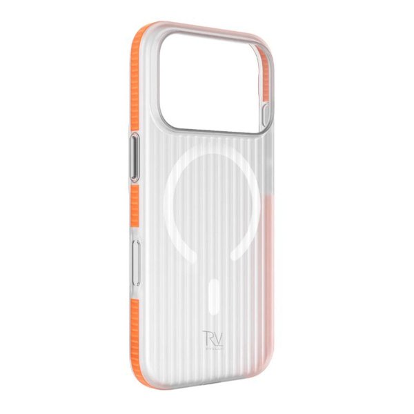 Rvelon iPhone 17 Pro Max Kuori Aaltopahvi MagSafe Oranssi