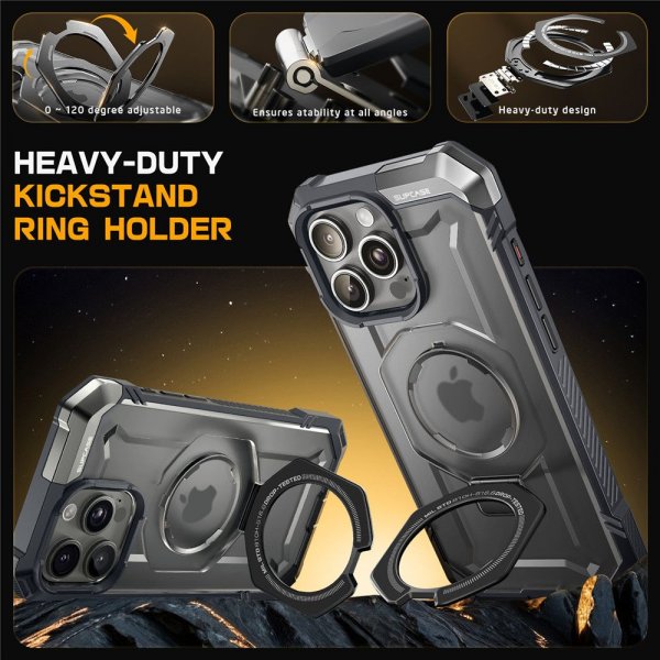 Supcase iPhone 16 Pro Kuori UB Grip MagSafe Harmaa