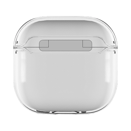 Decoded AirPods 4 Skal Silikoni AirCase Läpinäkyvä