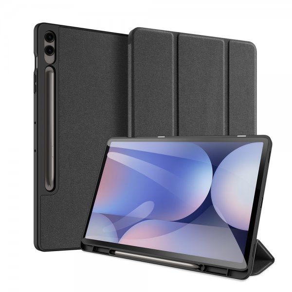 Dux Ducis Samsung Galaxy Tab S9 Plus/S9 FE Plus/S10 Plus Kotelo DOMO Series Musta