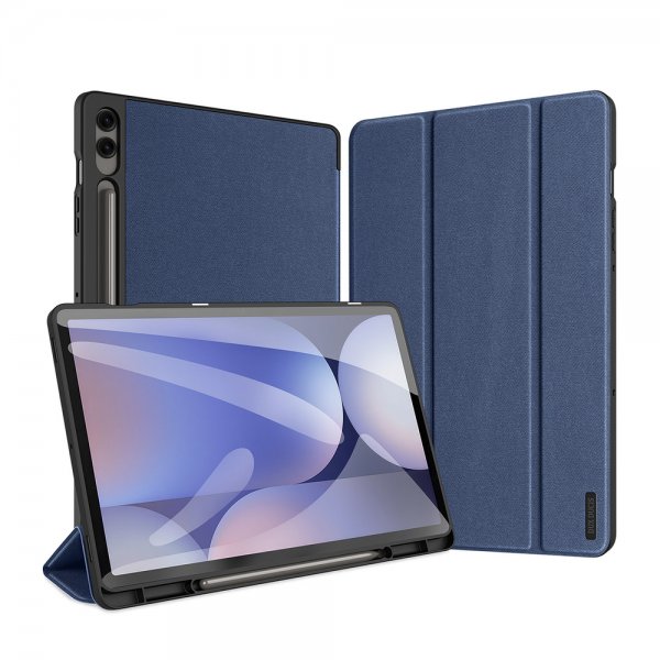 Dux Ducis Samsung Galaxy Tab S9 Plus/S9 FE Plus/S10 Plus Kotelo DOMO-sarja Sininen