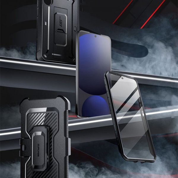 Supcase Samsung Galaxy S24 FE Suojakuori UB Pro Musta
