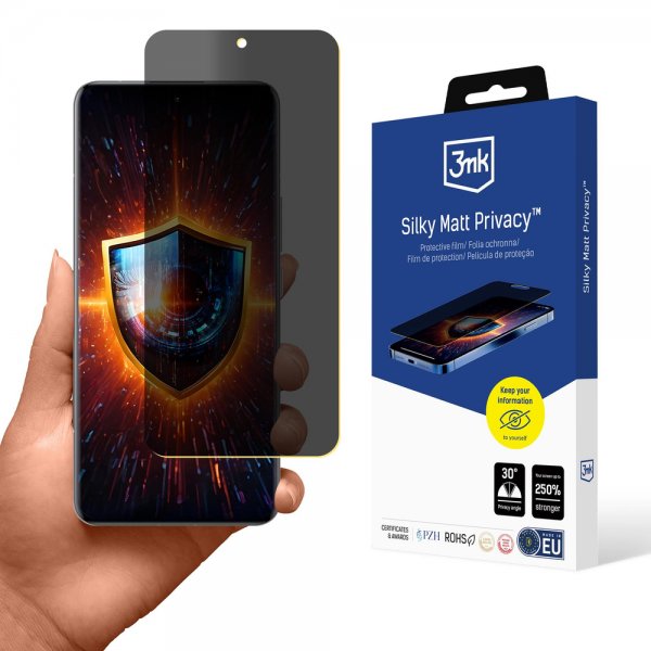 3 kpl Xiaomi 15 Ultra Näytönsuoja Silky Matt Privacy