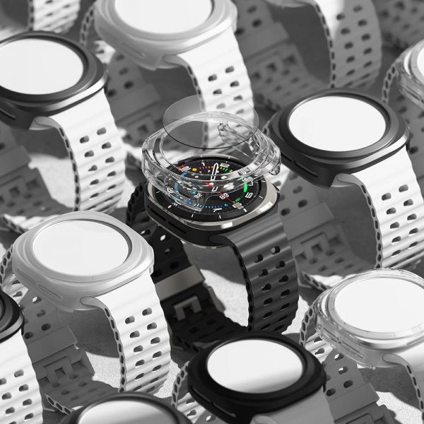 Ringke Samsung Galaxy Watch Ultra 47mm kuori ja näytönsuoja Slim & Glass Transparent
