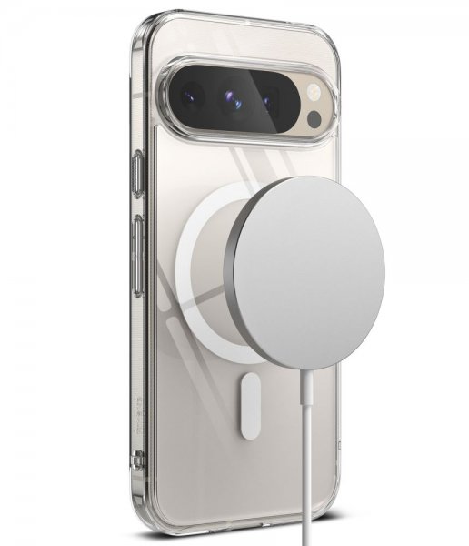 Ringke Google Pixel 9/Pixel 9 Pro Kuori Fusion Magnetic Läpinäkyvä