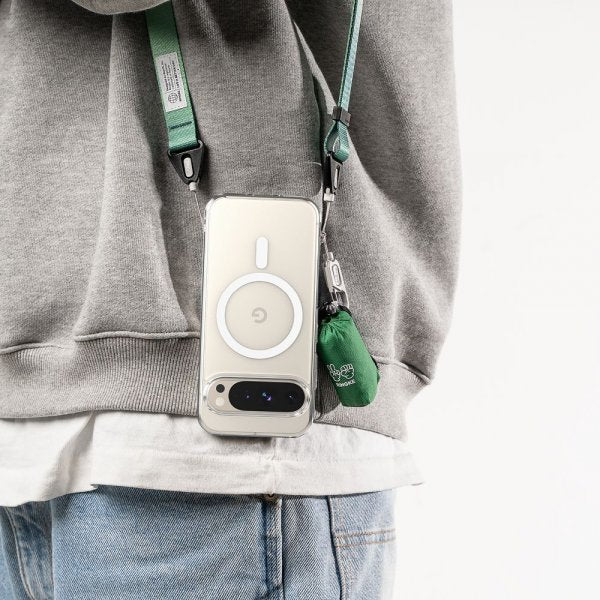 Ringke Google Pixel 9/Pixel 9 Pro Kuori Fusion Magnetic Läpinäkyvä