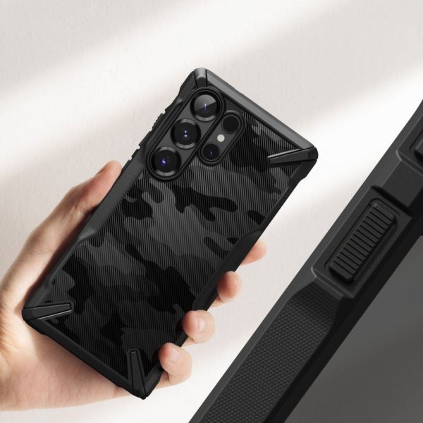 Ringke Samsung Galaxy S25 Ultra Kuori Fusion X Camo Black