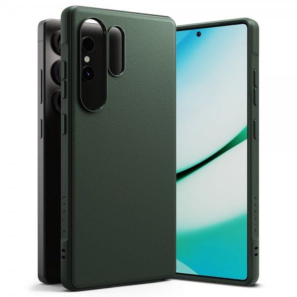 Ringke Samsung Galaxy S25 Ultra -suojakuori, Onyx Green
