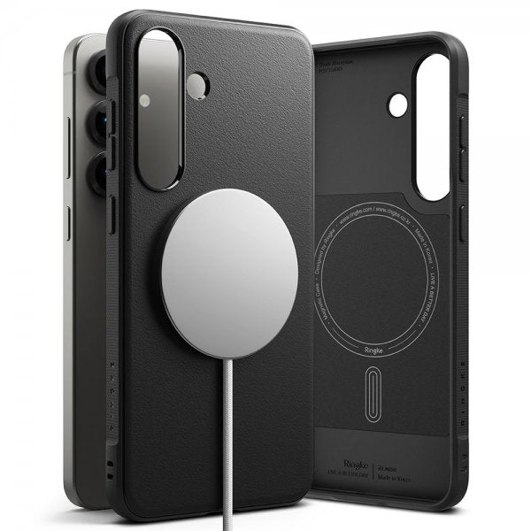 Ringke Samsung Galaxy S25 Plus -suojakuori Onyx Magnetic, musta