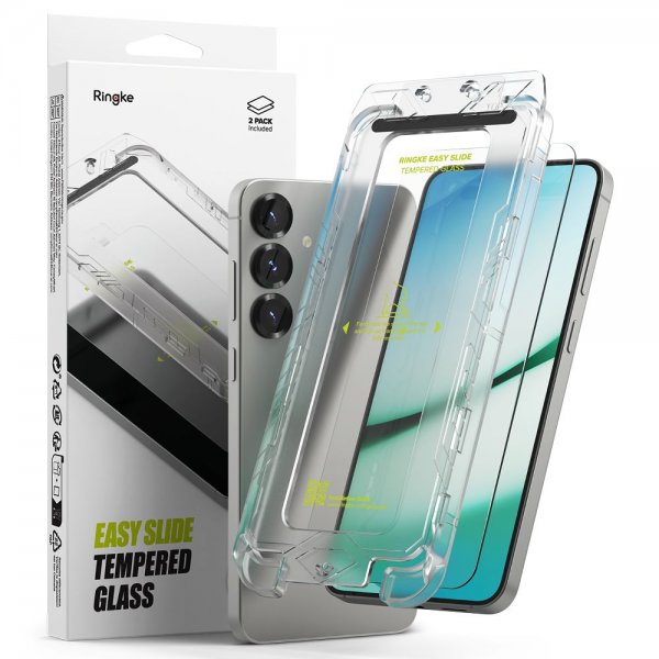 Ringke Samsung Galaxy S25 Plus -näytönsuoja Easy Slide 2-pakkaus