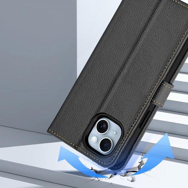 Dux Ducis iPhone 15 -kotelo 2-in-1 Lawa Series MagSafe Musta