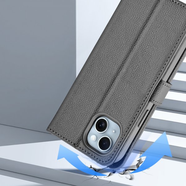 Dux Ducis iPhone 15 Kotelo 2-in-1 Lawa Series MagSafe Harmaa