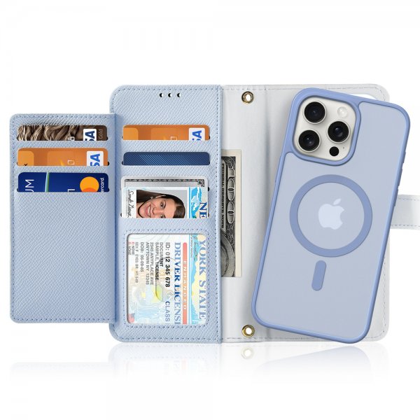 Dux Ducis iPhone 15 Kotelo 2-in-1 Lawa Series MagSafe Sininen
