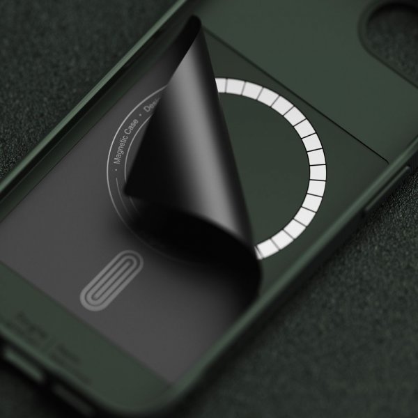 Ringke iPhone 16/iPhone 17 kuori Onyx Magnetic vihreä