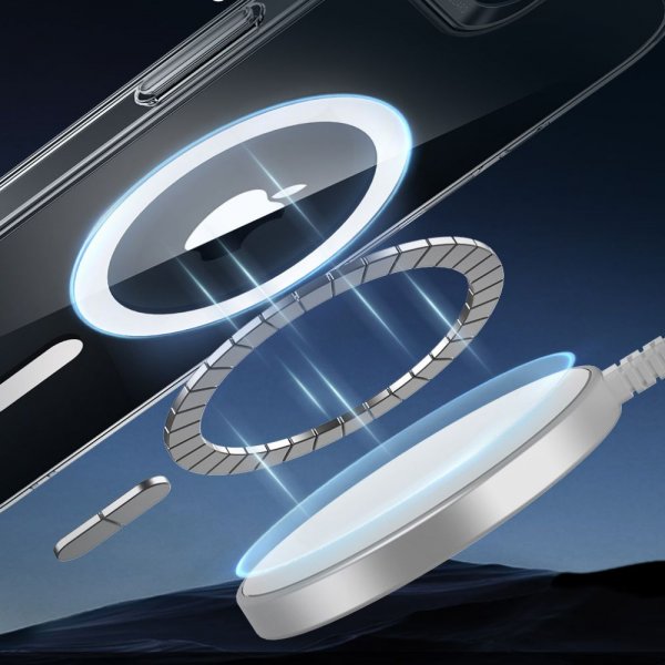 ESR iPhone 16e/17e Classic Hybrid HaloLock läpinäkyvä kuori