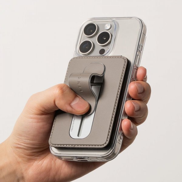 Ringke MagSafe korttipidike Slide Grip Wallet Magnetic musta