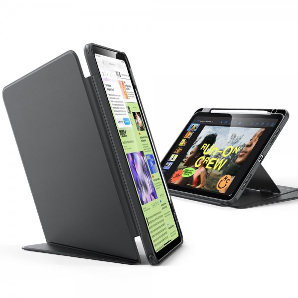 ESR iPad 10.9 (10. sukupolvi)/iPad 11 (A16) -suojakotelo, Flip Hybrid Folio, musta