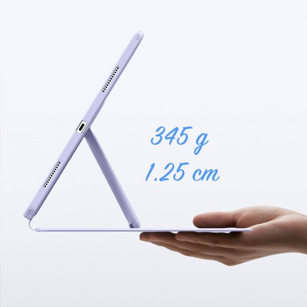 ESR iPad 10.9 (10. sukupolvi)/iPad 11 (A16) kotelo, taittuva, hybridi, violetti