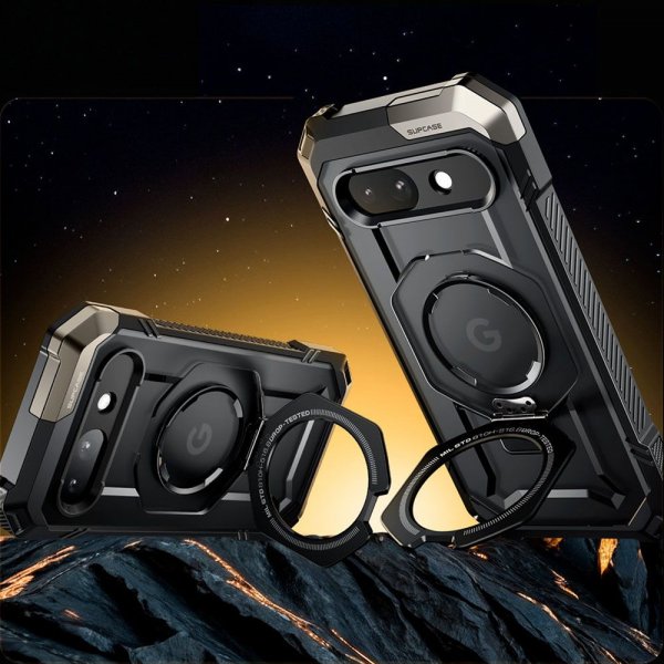 Supcase Google Pixel 9a Suojakuori UB Grip MagSafe Musta