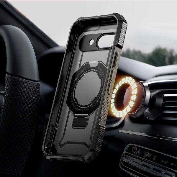 Supcase Google Pixel 9a Suojakuori UB Grip MagSafe Musta