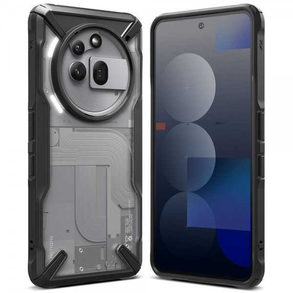 Ringke Nothing Phone (3a) Pro Suojakuori Fusion X Clear Black