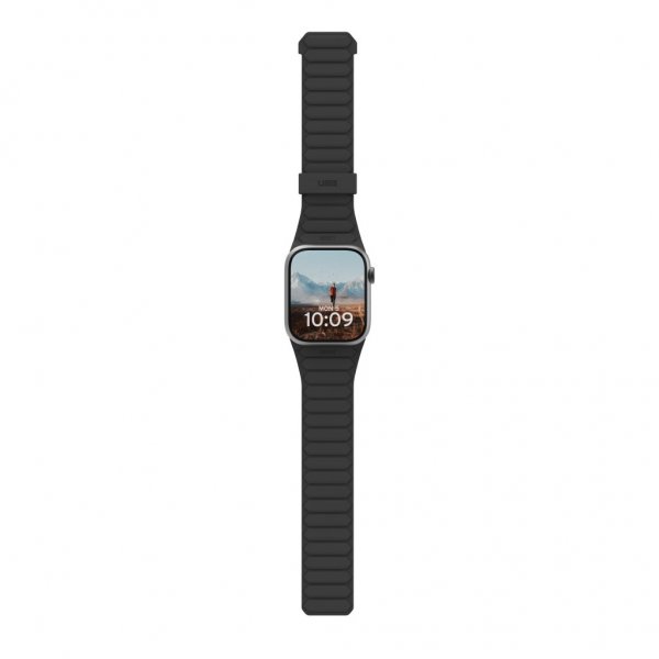Urban Armor Gear (UAG) Apple Watch 44/45/46mm/Apple Watch Ultra -ranneke Pathfinder Musta/Titaani