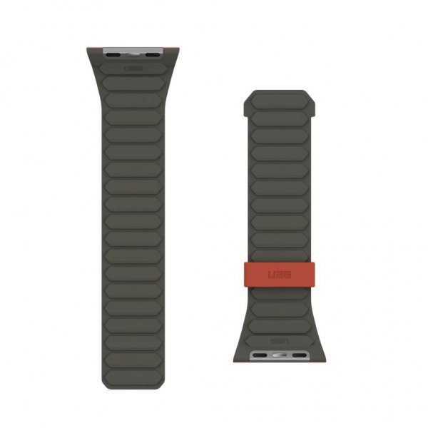 Urban Armor Gear (UAG) Apple Watch 44/45/46mm/Apple Watch Ultra -ranneke Pathfinder, oliivi/ruoste
