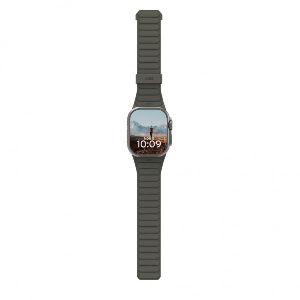 Urban Armor Gear (UAG) Apple Watch 44/45/46mm/Apple Watch Ultra -ranneke Pathfinder, oliivi/ruoste