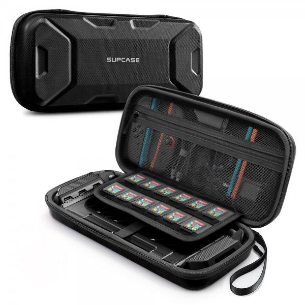 Supcase Nintendo Switch 2 -kantokotelo, musta