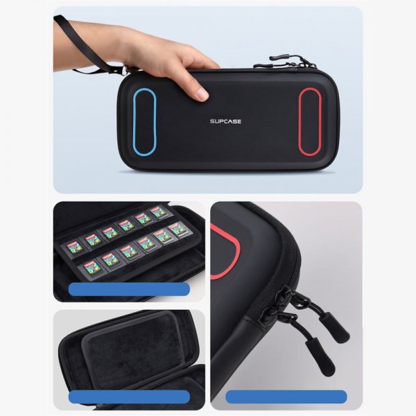 Supcase Nintendo Switch 2 -kantokotelo, Mini, musta