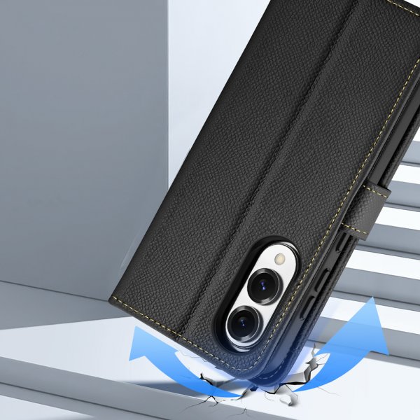 Dux Ducis Samsung Galaxy S25 Edge -kotelo 2-in-1 Lawa Series MagSafe Musta