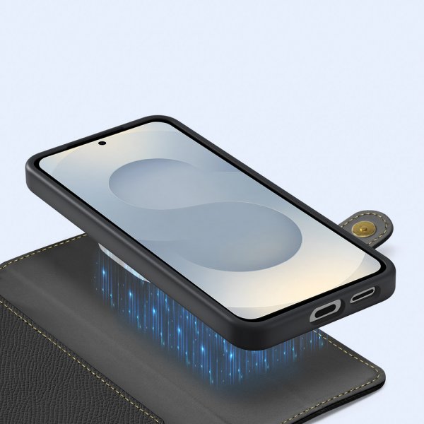 Dux Ducis Samsung Galaxy S25 Edge -kotelo 2-in-1 Lawa Series MagSafe Musta