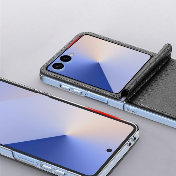 Dux Ducis Samsung Galaxy Z Flip 7 Kuori Bril Series Musta