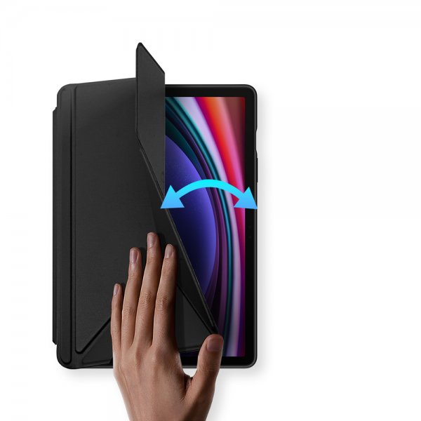 Dux Ducis Samsung Galaxy Tab S9/S9 FE/S10 FE/S10 Lite -kotelo, Magic Series, musta