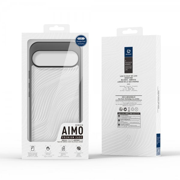 Dux Ducis Google Pixel 10/Pixel 10 Pro Aimo Series suojakuori musta