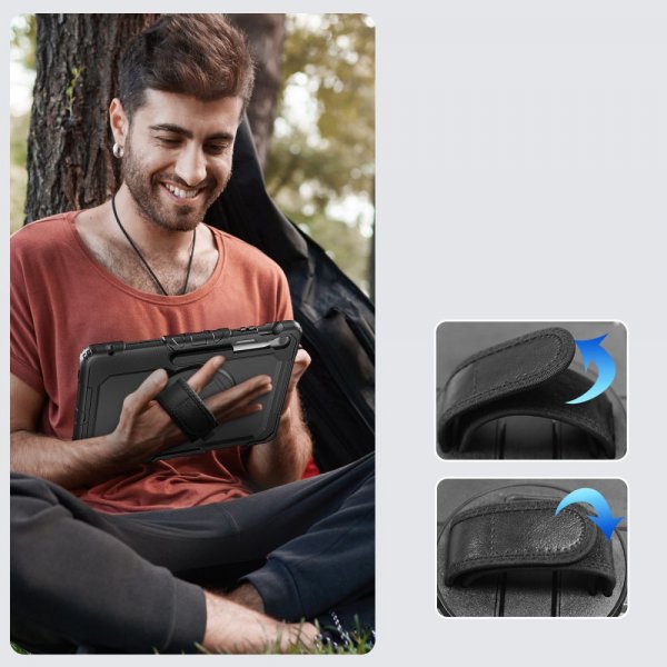 Tech-Protect Samsung Galaxy Tab S10 FE Plus Suojakuori Solid Case Musta