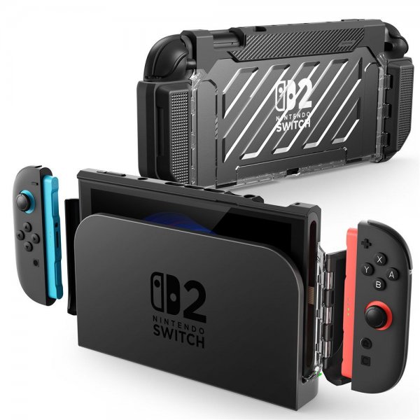 Supcase Nintendo Switch 2 Suojakuori UB Pro Musta