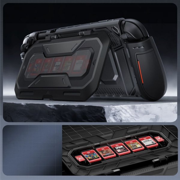 Supcase Nintendo Switch 2 Suojakuori Titan Musta